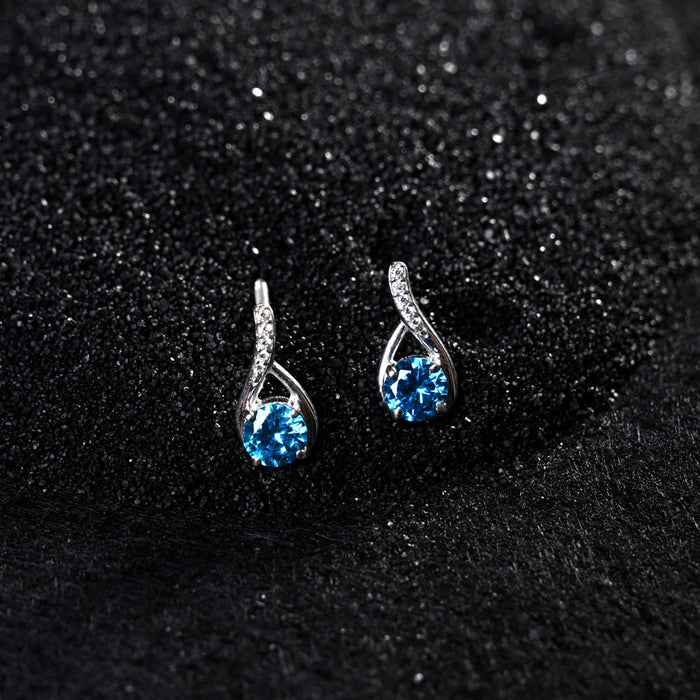 CLARA 925 Sterling Silver Isla Earrings