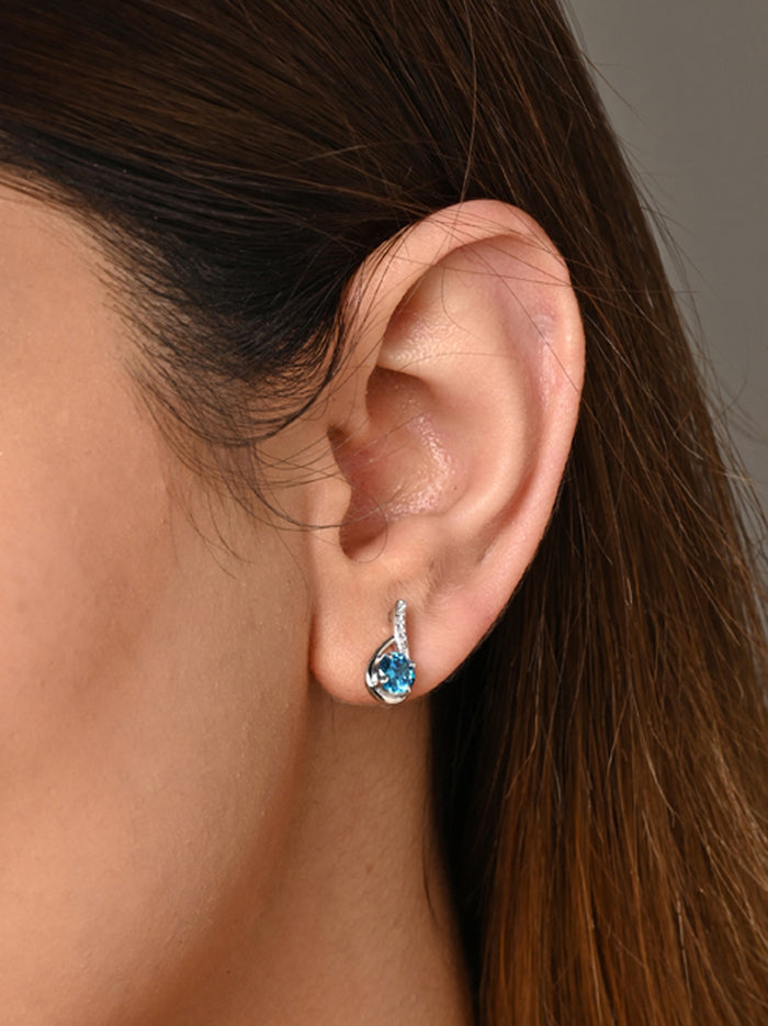 CLARA 925 Sterling Silver Isla Earrings
