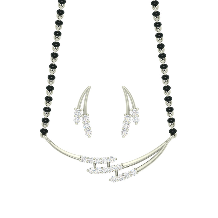 Silver Isla Mangalsutra Jewellery Set
