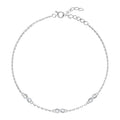 Silver Iyla Infinity Anklet Payal (Single)