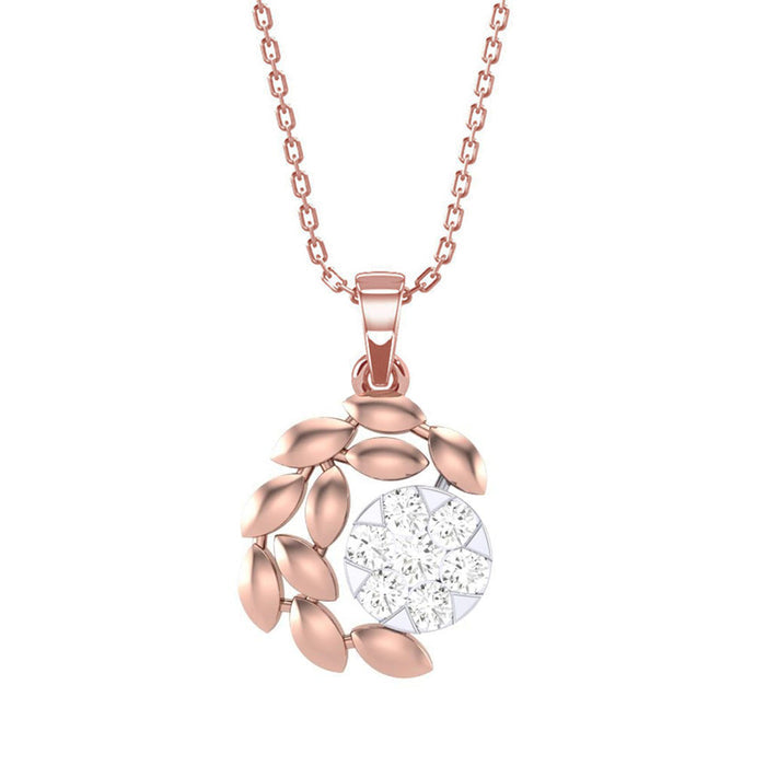 CLARA 925 Sterling Silver Jazz Pendant Chain Necklace