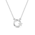 CLARA 925 Sterling Silver Jules Pendant Earring Chain Jewellery Set