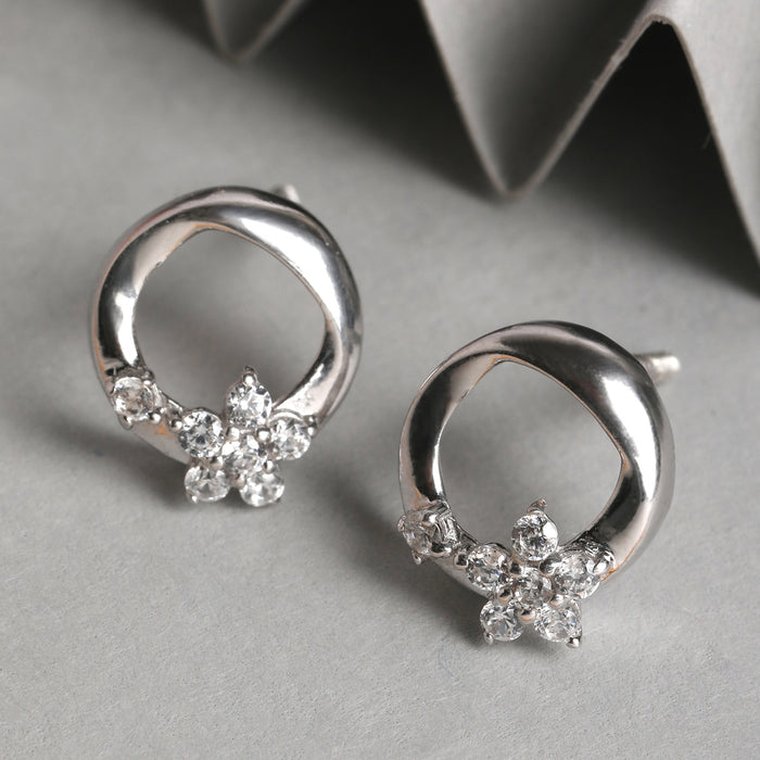 CLARA 925 Sterling Silver Jules Earrings with Screw Back