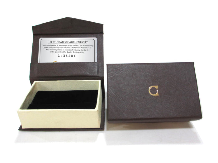 Clara 925 Sterling Silver Leafy Green Dangler Earrings