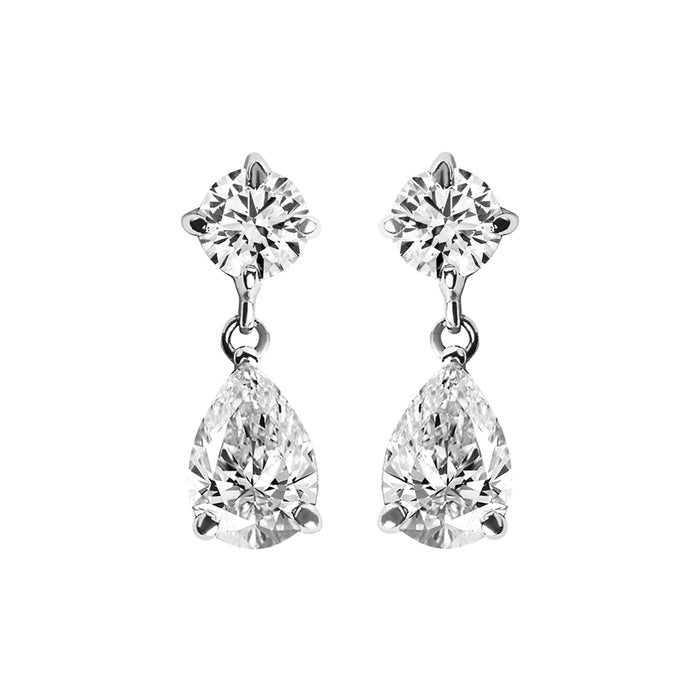 Silver Liba Drop Earrings