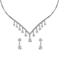 Silver Liba Necklace Jewellery Set