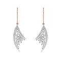 CLARA 925 Sterling Silver Lily Dangler Earrings