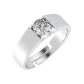CLARA Pure 925 Sterling Silver Luca Adjustable Ring Gift for Men and Boys