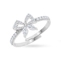 Silver Lucca Bow Ring