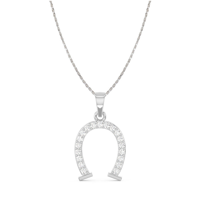 CLARA 925 Sterling Silver Magnet Pendant Chain Necklace
