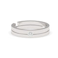 CLARA Real 925 Sterling Silver Magnus Band Ring