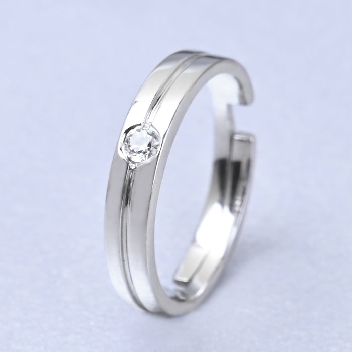 CLARA Real 925 Sterling Silver Magnus Band Ring