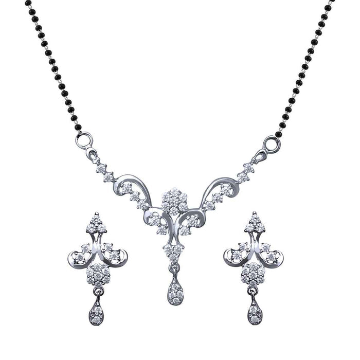 Silver Mangalsutra Set