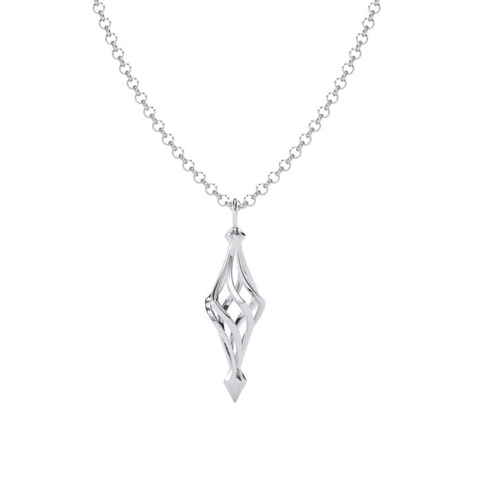Silver Marzell Men Pendant Necklace with or without chain