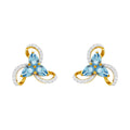 CLARA 925 Sterling Silver Melba Earrings with Screw Back