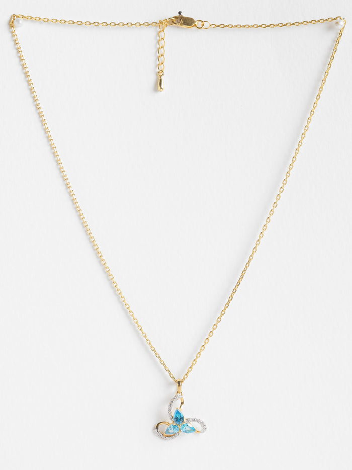 CLARA 925 Sterling Silver Melba Pendant Chain Necklace