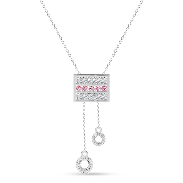 Silver Merola Pendant with Chain