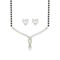 Silver Mila Mangalsutra Jewellery Set
