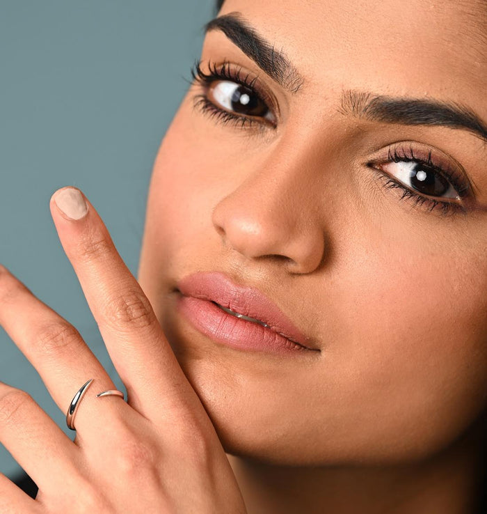 CLARA Pure 925 Sterling Silver Minimal Daily wear Finger Ring