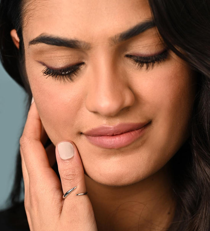 CLARA Pure 925 Sterling Silver Minimal Daily wear Finger Ring