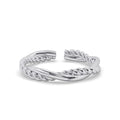 CLARA Pure 925 Sterling Silver Minimal Office Wear Finger Ring