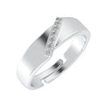 CLARA Pure 925 Sterling Silver Monte Adjustable Ring Gift for Women and Girls