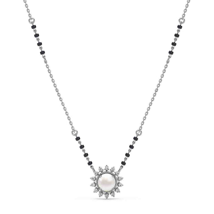 Silver Naisha Pearl Mangalsutra