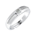 CLARA Pure 925 Sterling Silver Nario Adjustable Ring Gift for Women and Girls
