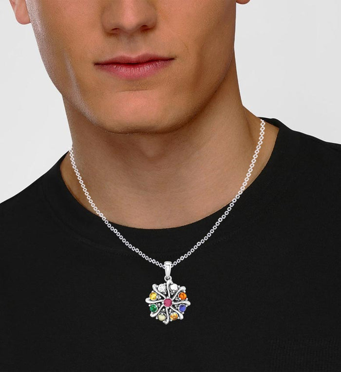 Clara-92.5-Sterling-Silver-Natural-Certified-Navratna-Stone-Nine-Planets-Pendant-Locket-for-Men-and-Women