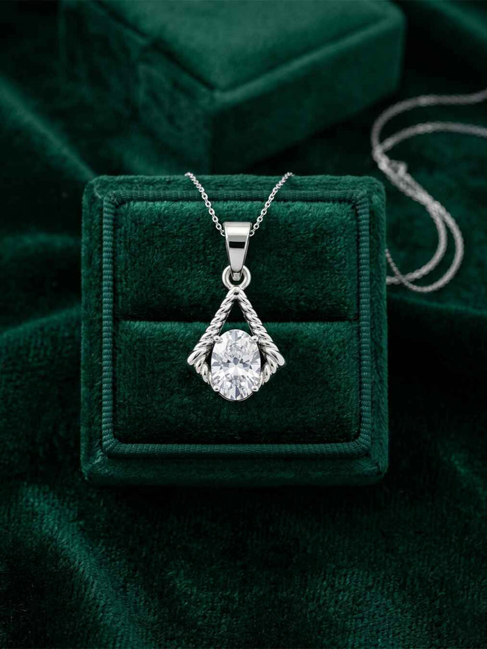Silver Nicola Pendant with Chain