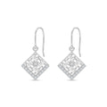 Silver Noemi Drop Earrings