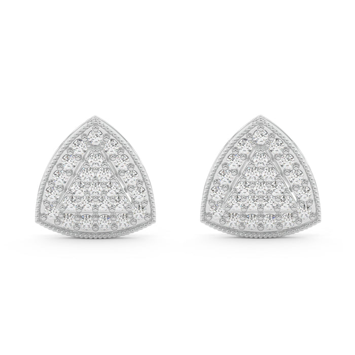 CLARA 925 Sterling Silver Nora Earrings with Screw Back