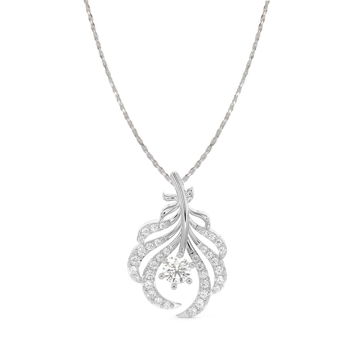 CLARA 925 Sterling Silver Nusa Pendant Chain Necklace