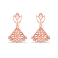 Silver Omya Jhumki Earrings
