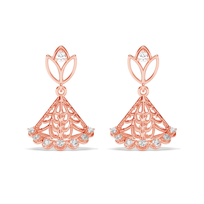 Silver Omya Jhumki Earrings