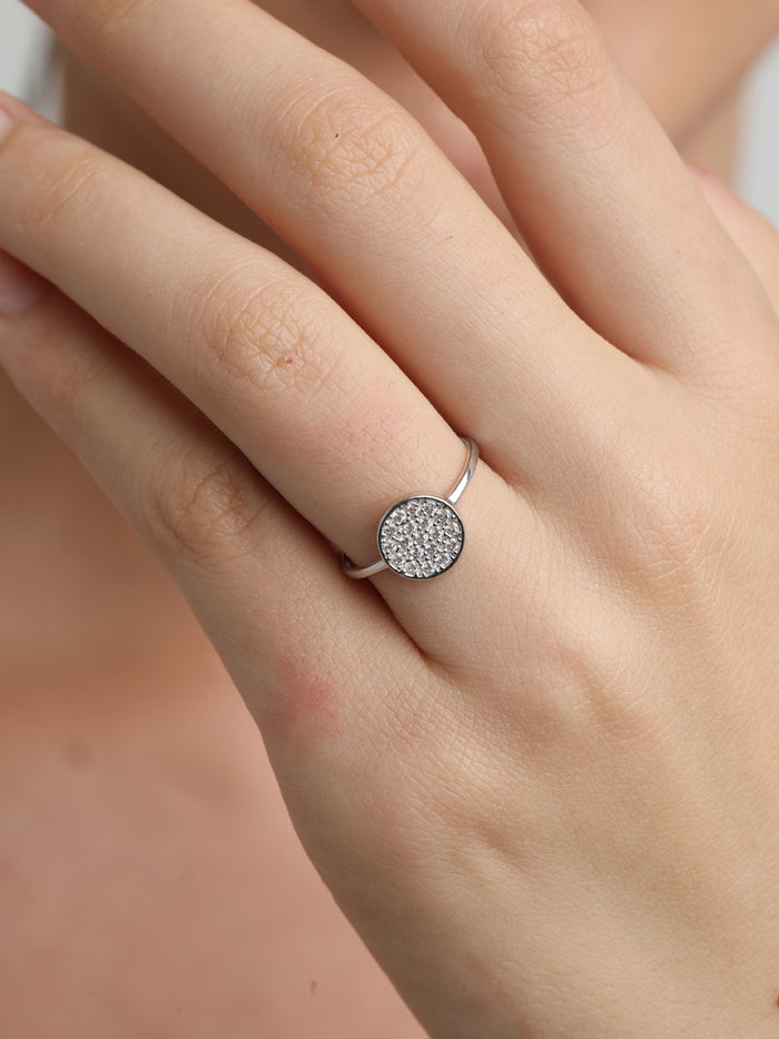 CLARA 925 Sterling Silver Orbit Ring