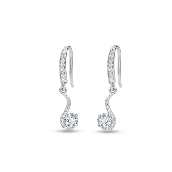 Silver Orsola Drop Earrings