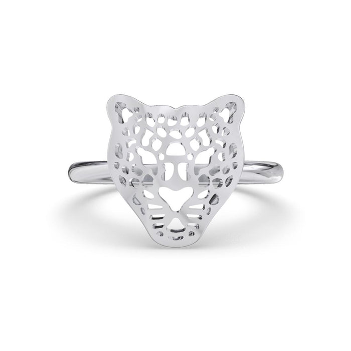 CLARA Pure 925 Sterling Silver Panther Finger Ring