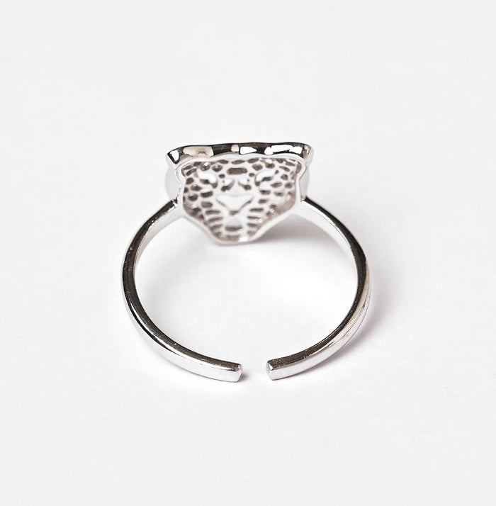 CLARA Pure 925 Sterling Silver Panther Finger Ring