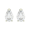 Silver Pear Earring