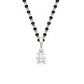 Silver Pear Mangalsutra