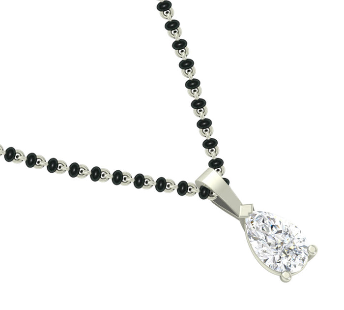 Pear Mangalsutra Chain Pendant