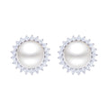 Silver Pearl Earrings