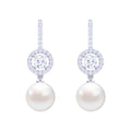 Silver Pearl Earrings