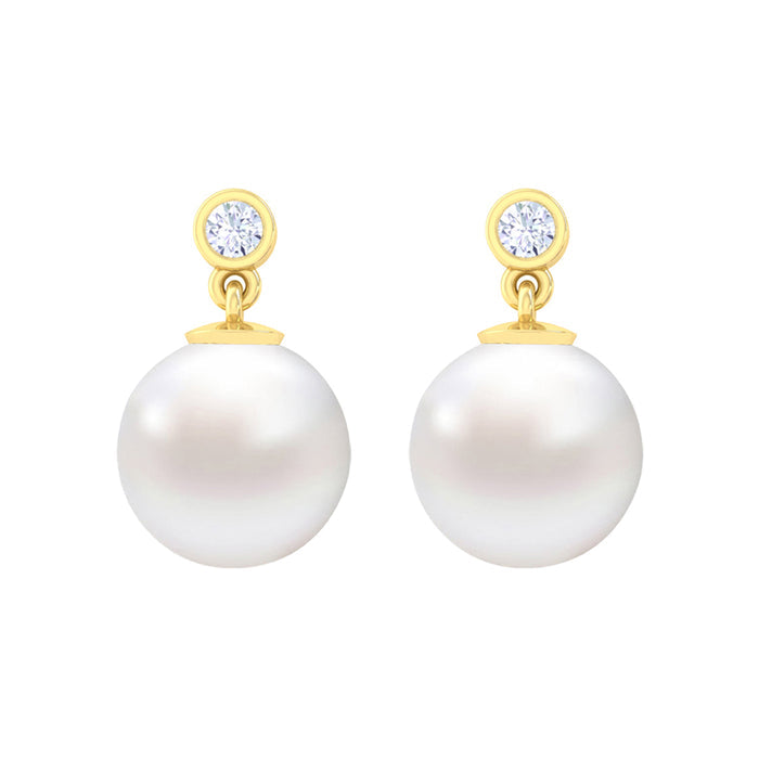 Silver Pearl Earrings