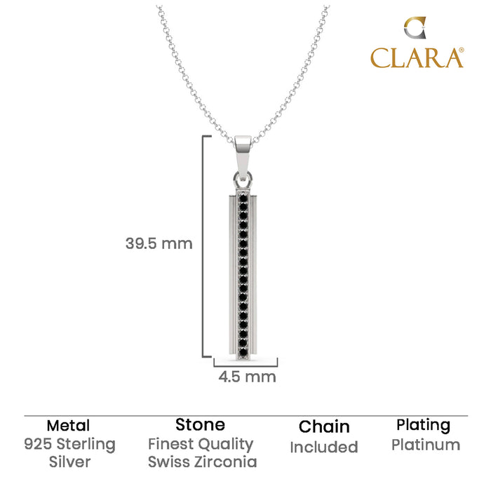 Silver Pedro Men Pendant Necklace with Chain or without Chain