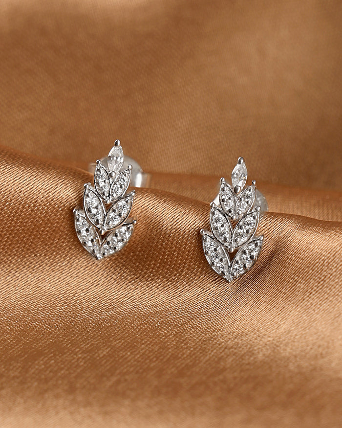Silver Petali Earrings