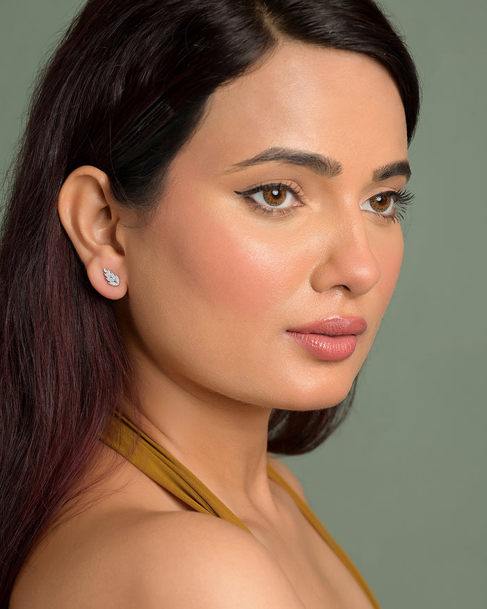 Silver Petali Earrings