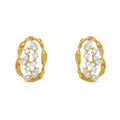 CLARA 925 Sterling Silver Petra Earrings with Screw Back