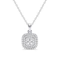 Silver Queen of Diamonds Pendant Chain